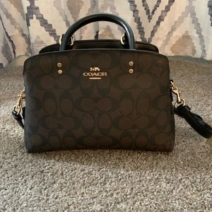 Coach Crossbody Mini Lillie Carryall Signature Canvas